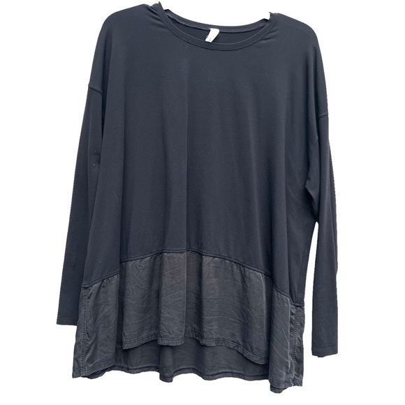 Lululemon Ease of Mind Long Sleeve shirt 6 top black tunic - Picture 2 of 5